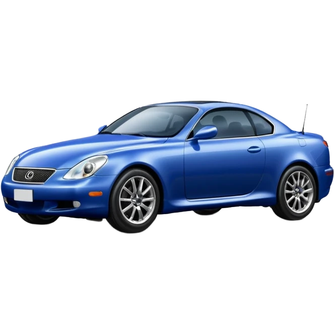 Lexus SC300 best view blue color emoji