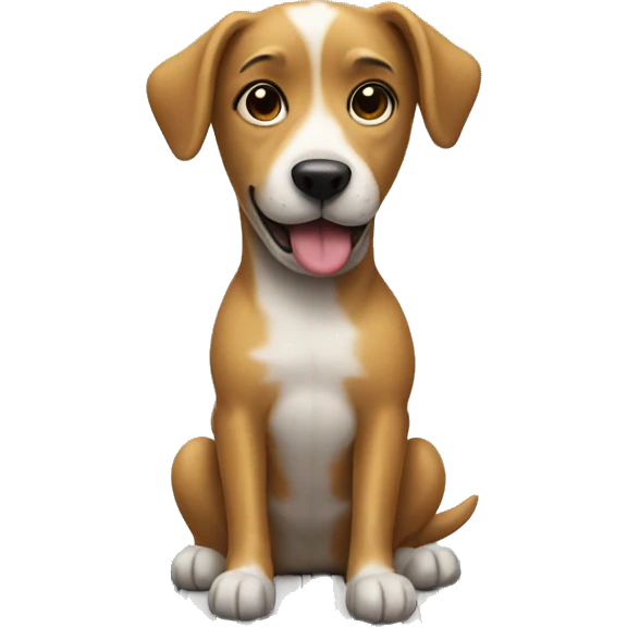 Dog playing piano emoji
