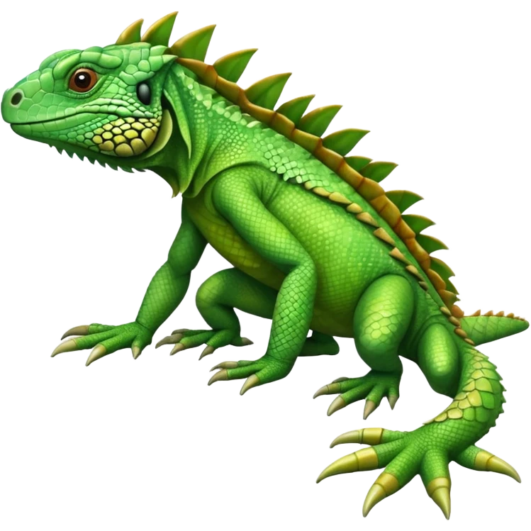 Pies de iguana emoji