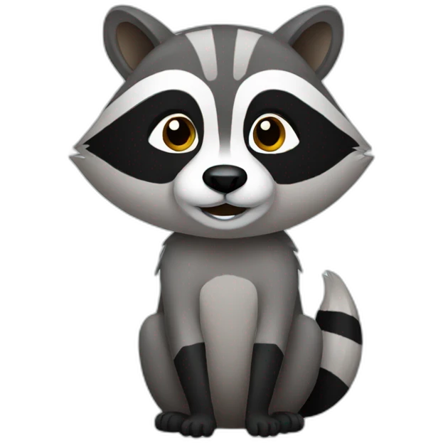 Raccoon emoji