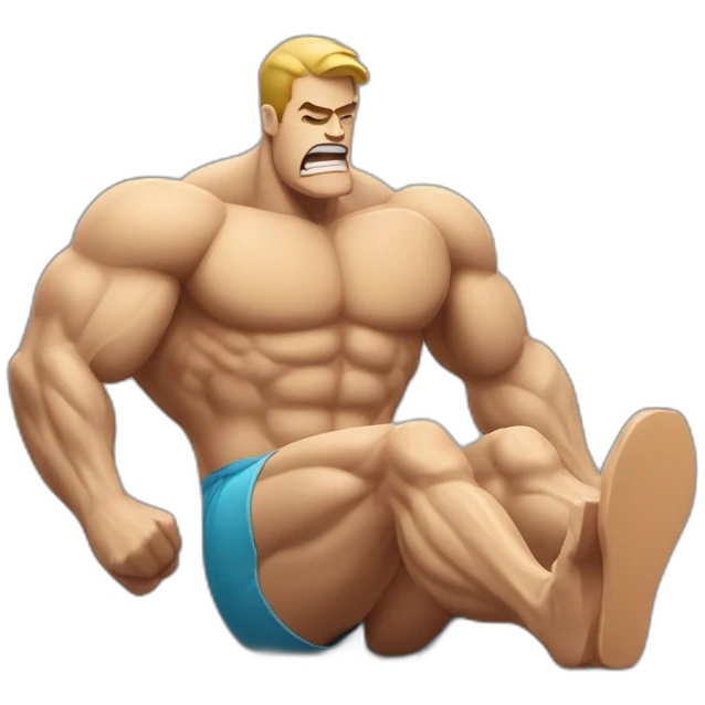 Muscle cramps emoji