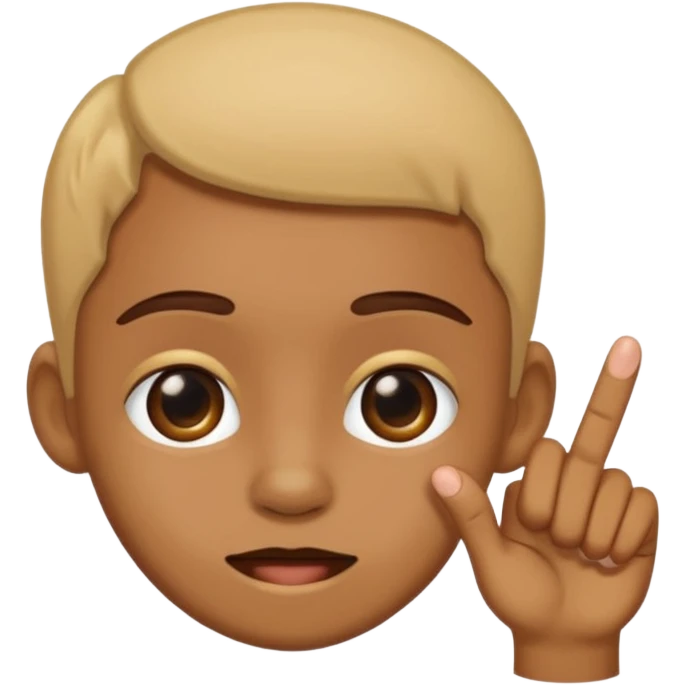 goochi and finger emoji