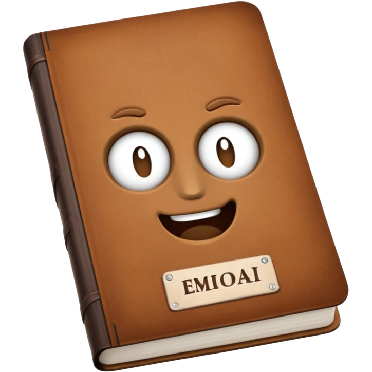 Mental issue journal book emoji