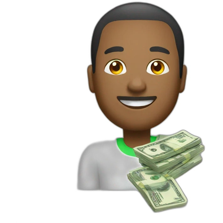 Create a emoji of a money stack emoji
