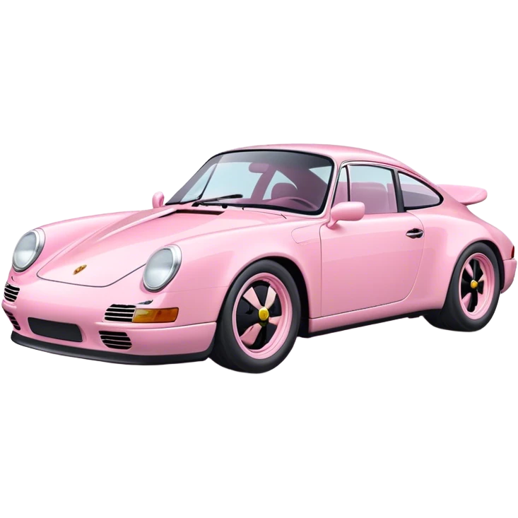 Pink pastel Porsche  emoji
