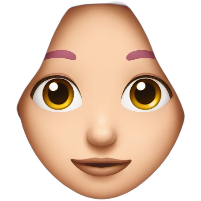 Blushing emoji