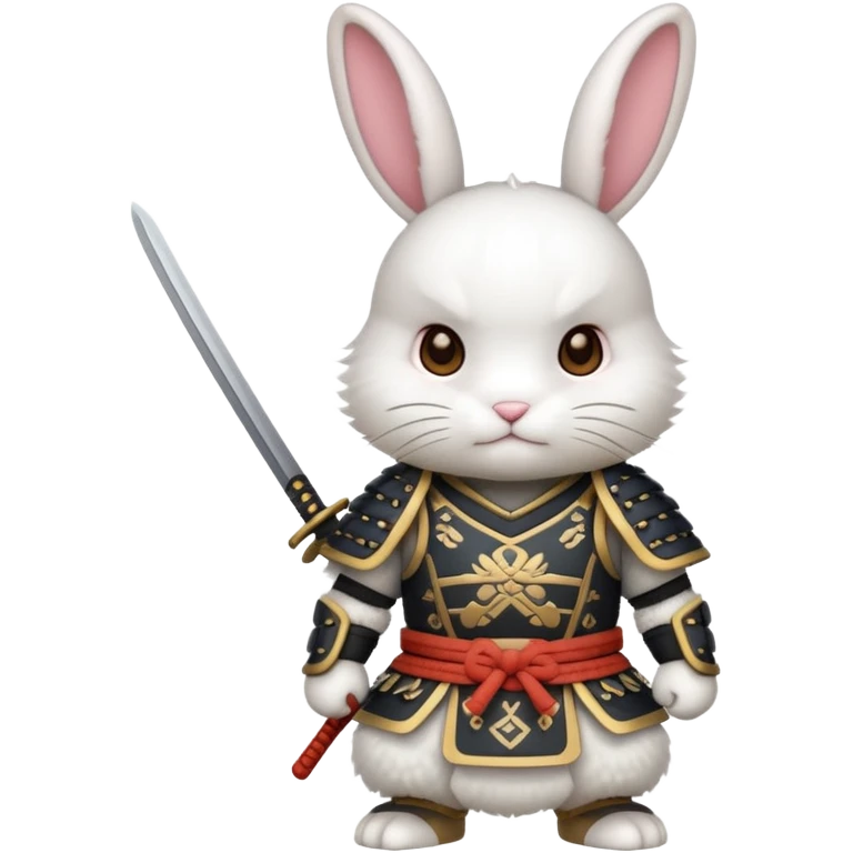 a samurai bunny emoji
