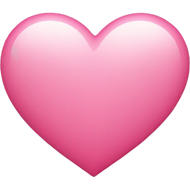 Pink heart  emoji