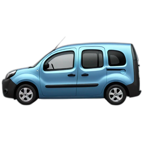 Renault kangoo de face emoji
