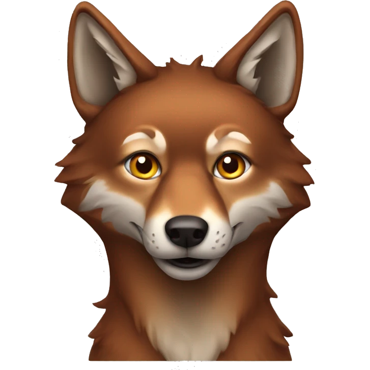 red wolf  emoji