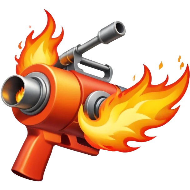 Turbo shooting fire emoji