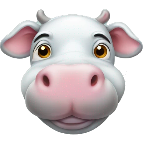 Moo Deng hippo emoji