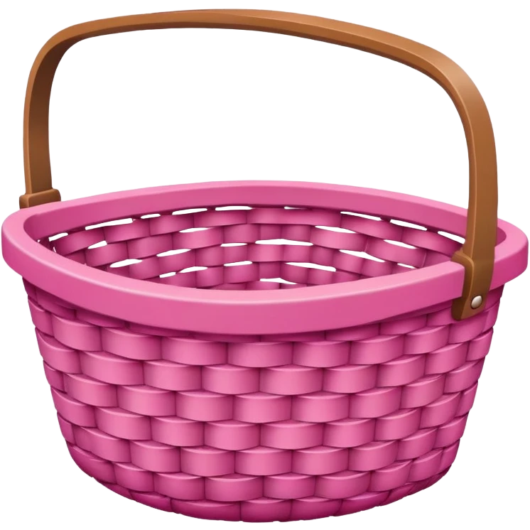 Pink basket emoji