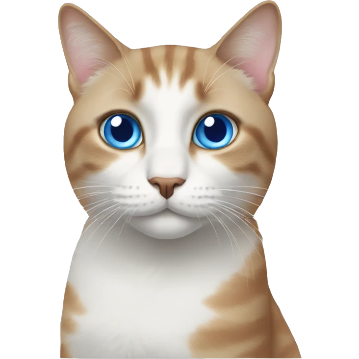 Cat blue eyes  emoji