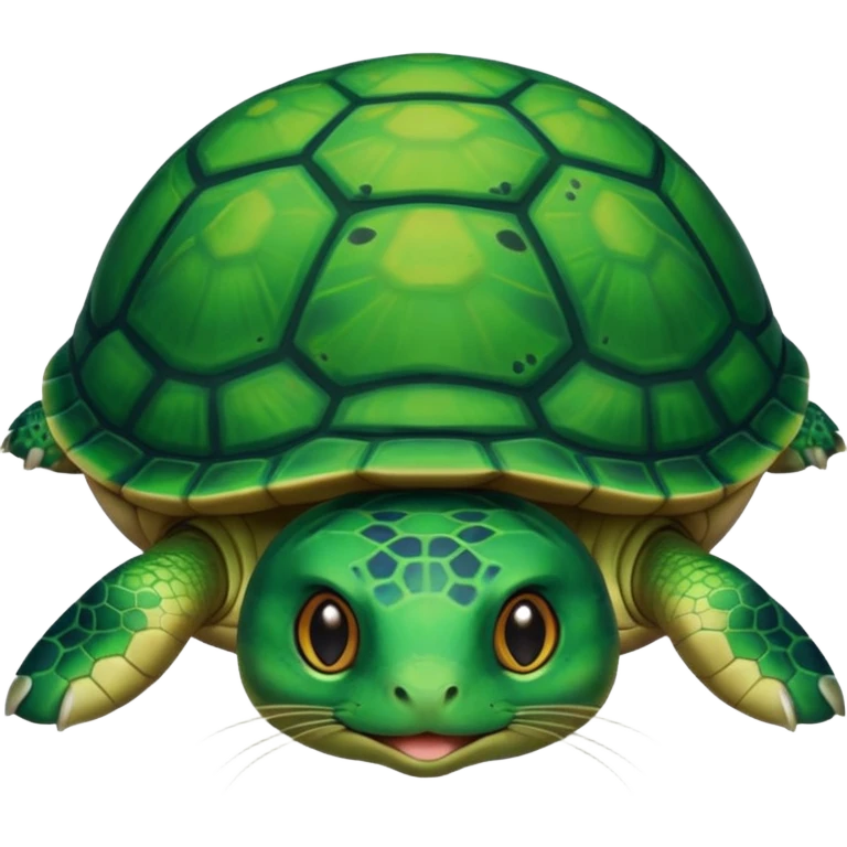 Turtle with a face of a cat  emoji
