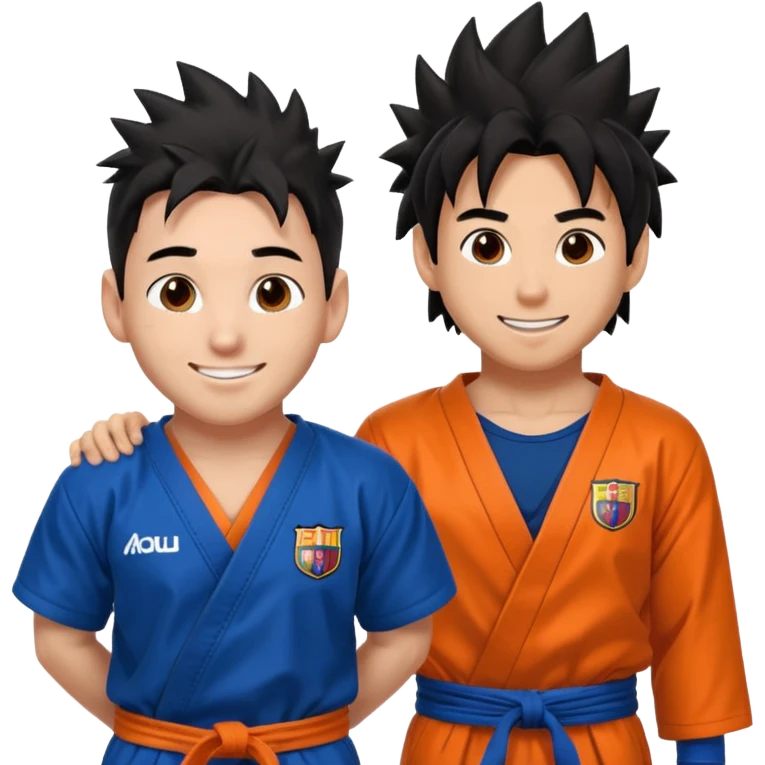 Messi + Goku emoji