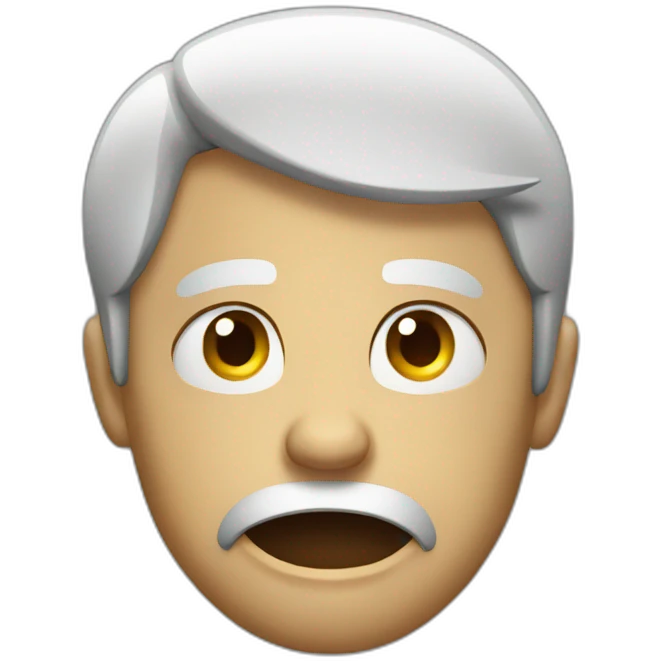 frustrated emoji