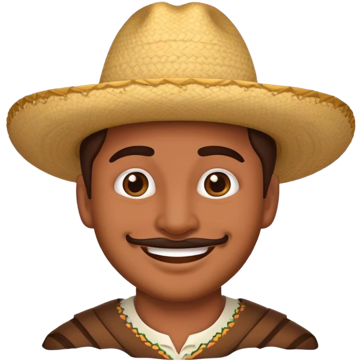 Funny Mexican man emoji emoji