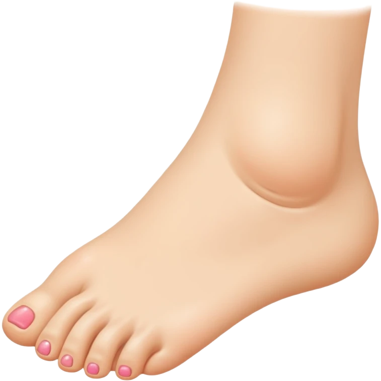 Pregnant foot emoji