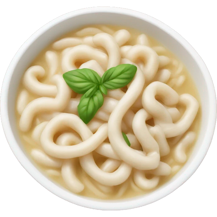 cold white bean-soup noodles emoji