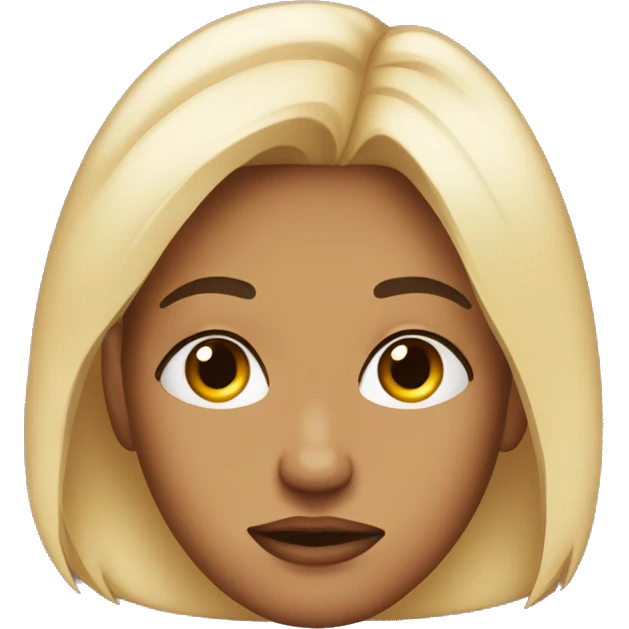 Resting bitch face emoji