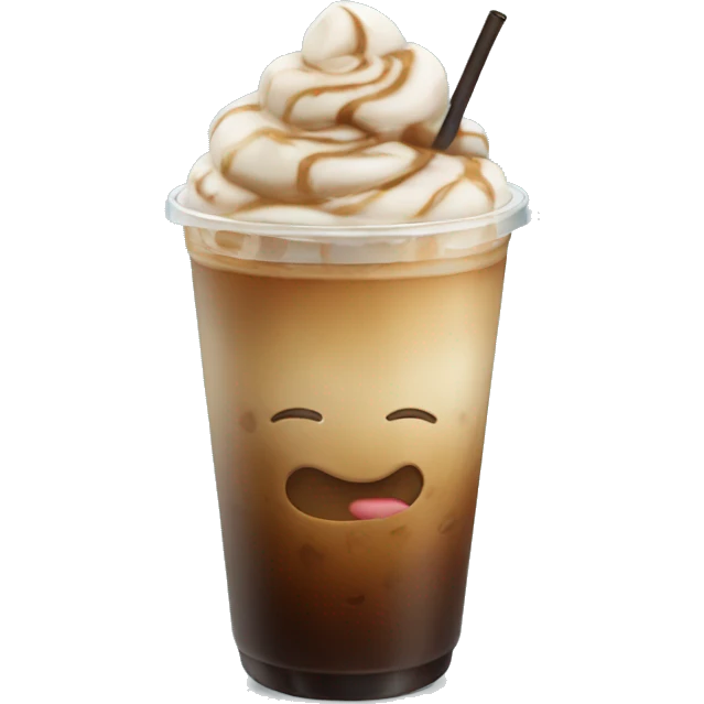 Iced coffee  emoji
