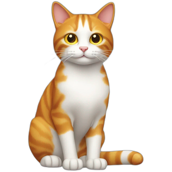 Ginger Cat computer scientist emoji