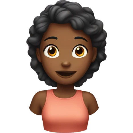 girl fall from the sky emoji