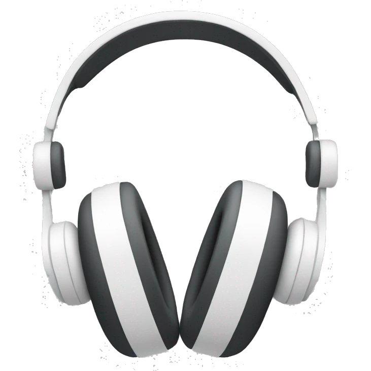 White headphones emoji