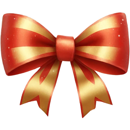 christmas bow emoji