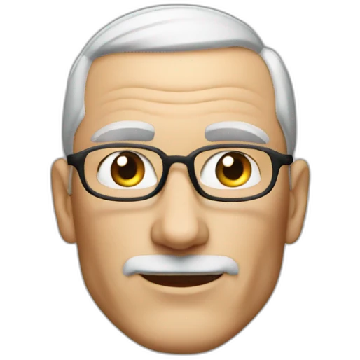 Steve job with AirPods  emoji