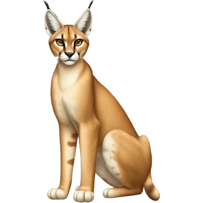 Lynx-Caracal-Serval full body emoji