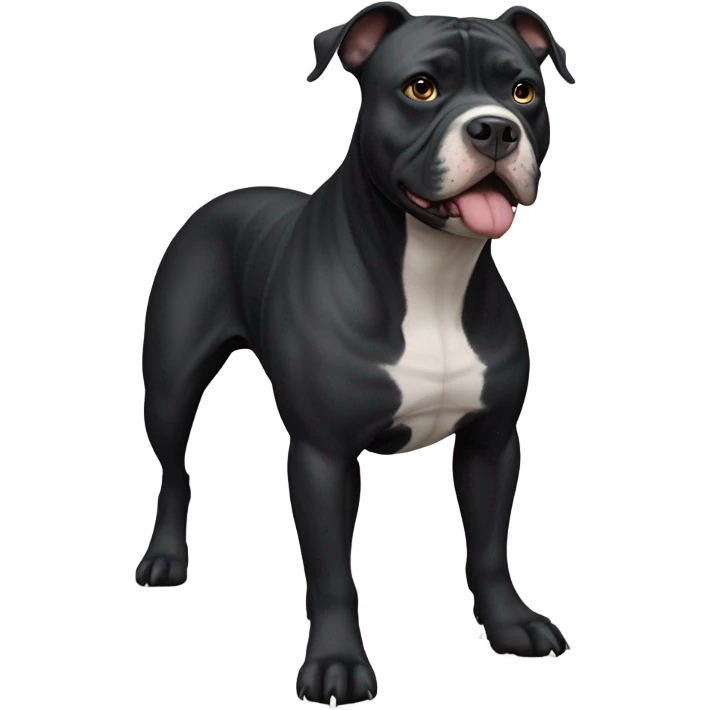 black american bully with blunt emoji