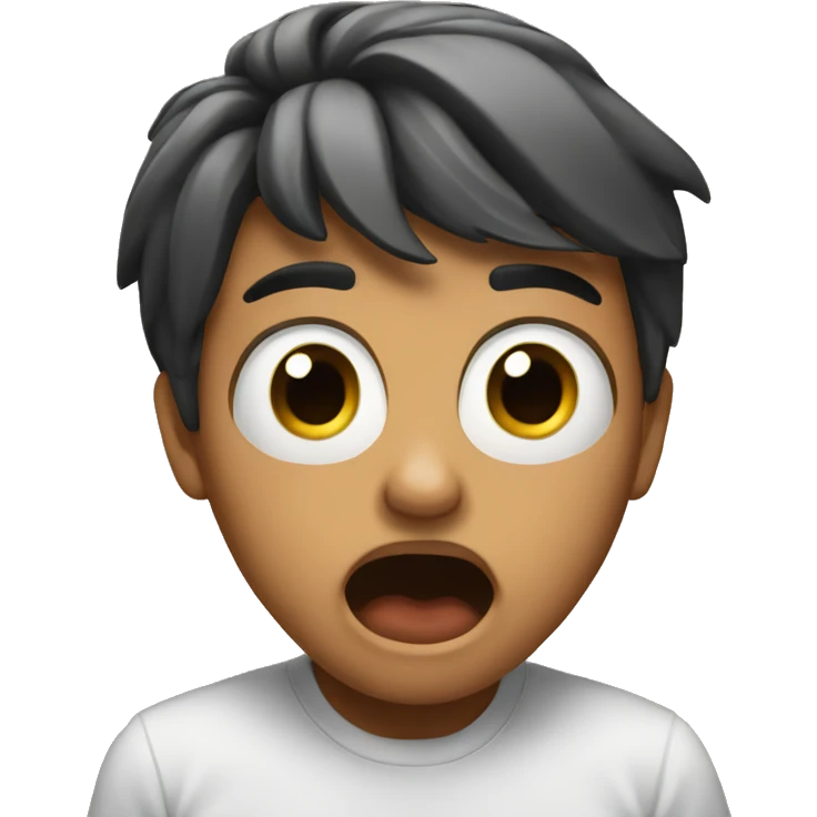 Shocked by surprise emoji