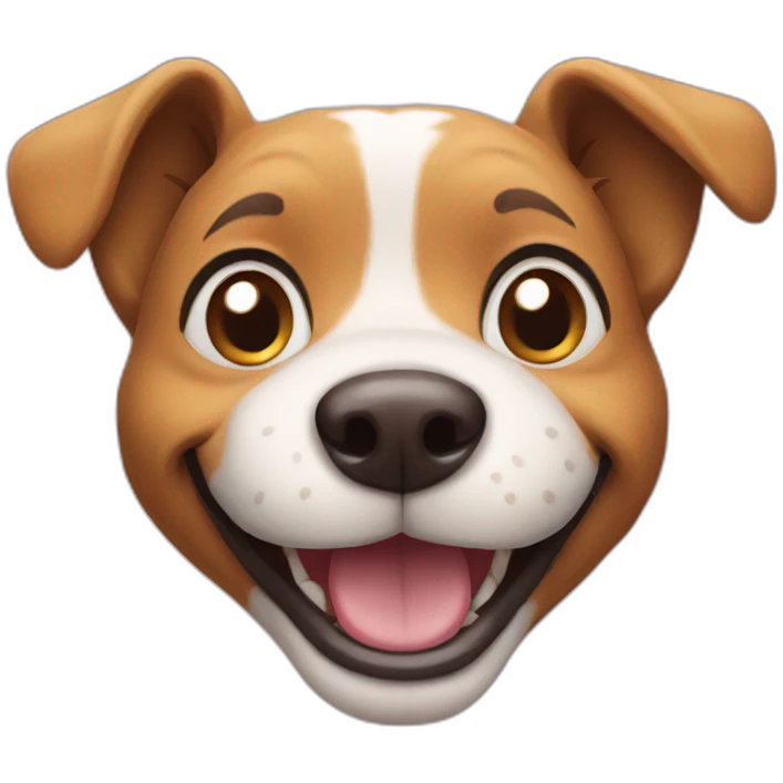 smiling dog emoji