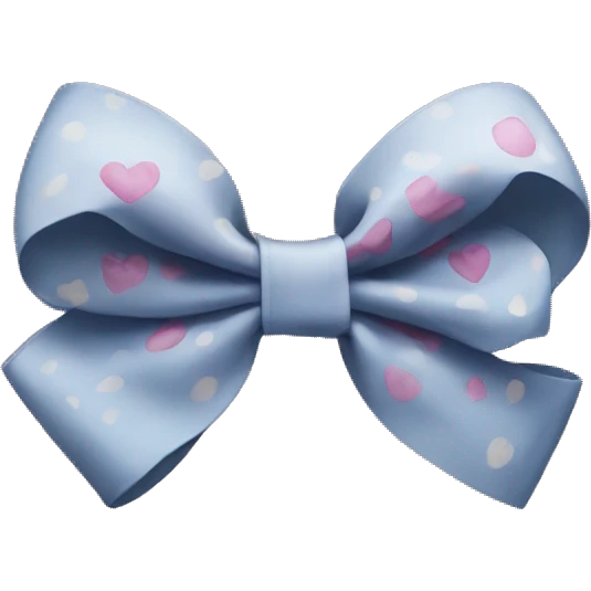 Preppy bow emoji