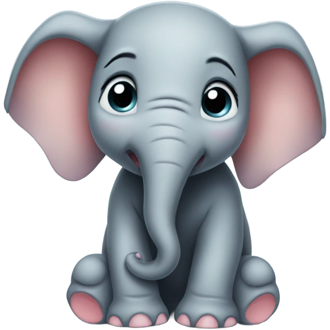 Baby elephant crying  emoji