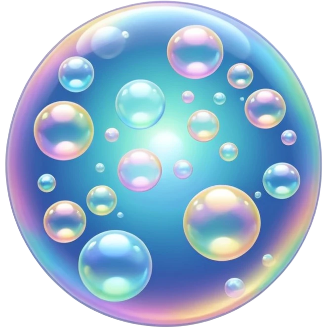 y2k dreamy soap bubbles emoji
