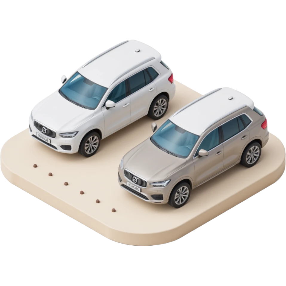 2 cars side by side emoji