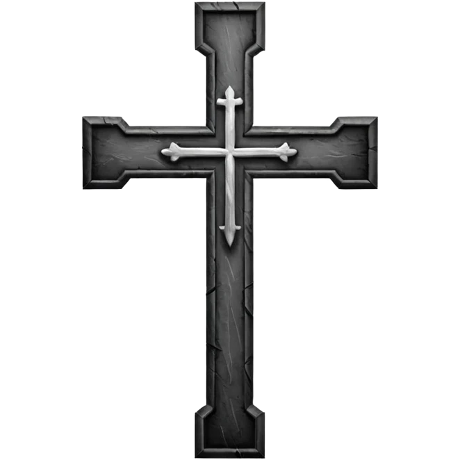 It's a cross but crossed out from down emoji