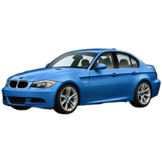 BMW E91 blue emoji