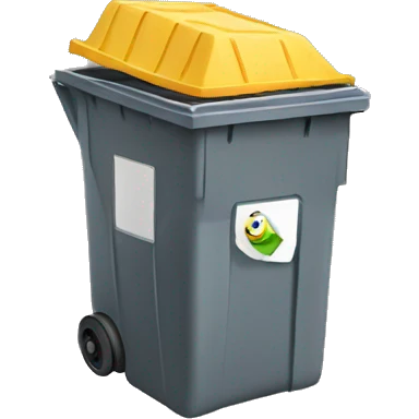 flying bin emoji