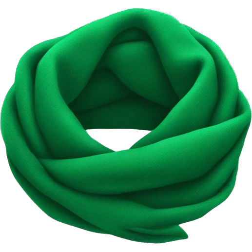 green muffler emoji