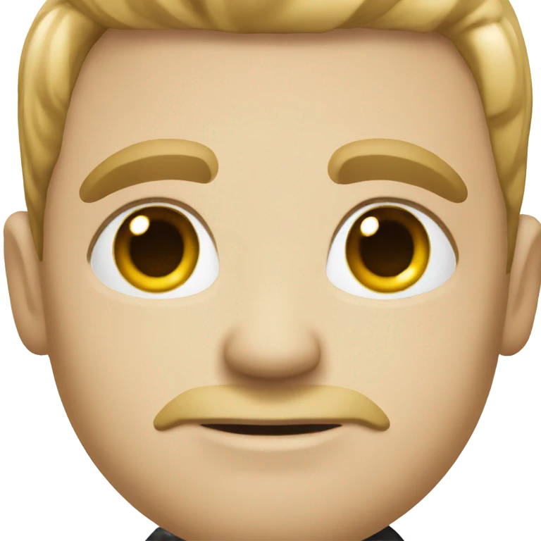 white skinned man in suit emoji