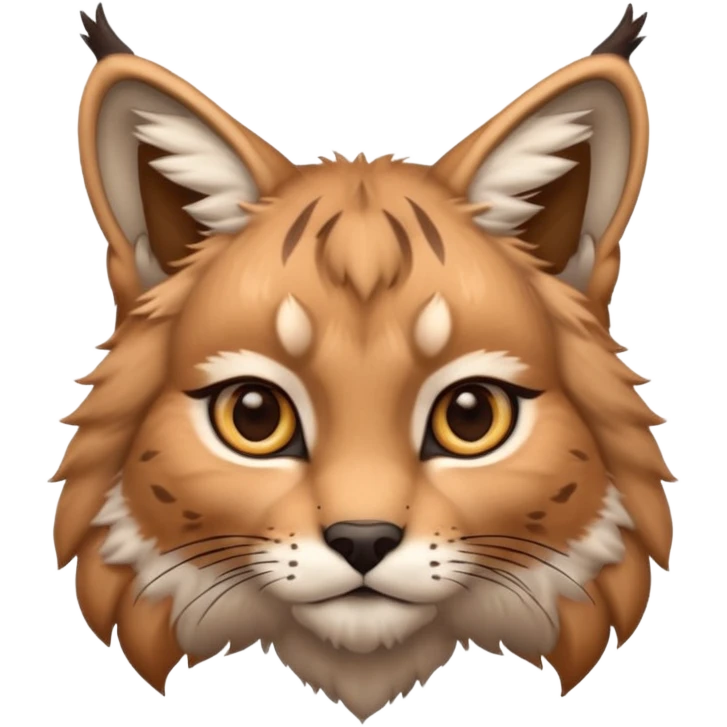 Cute lynx emoji