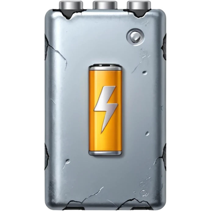 Alkaline Battery draining battery emoji