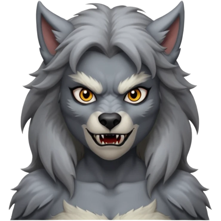 Female Werewolf body emoji