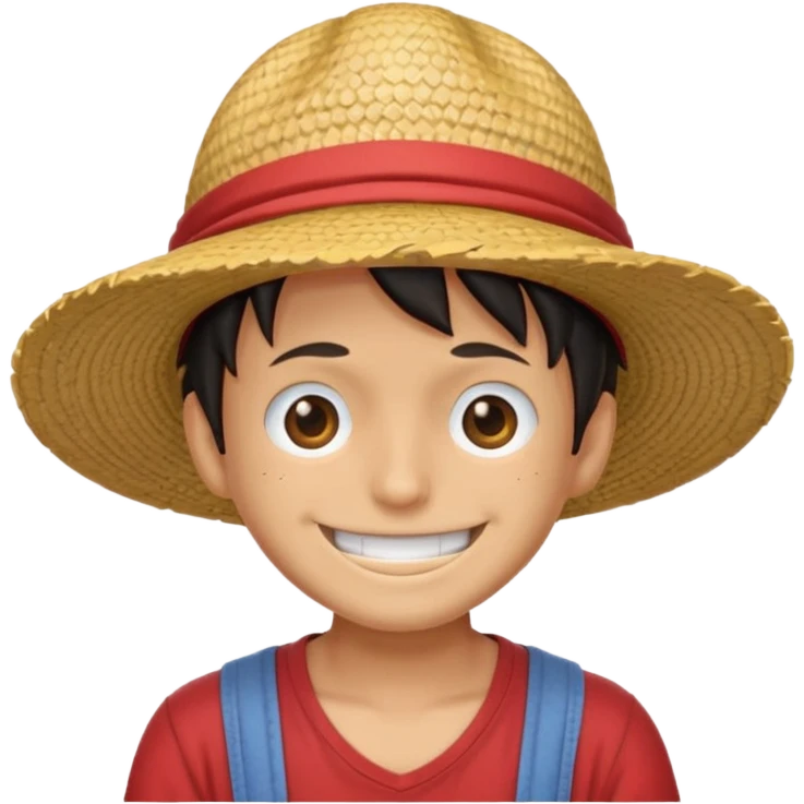 Emoji de luffy dans one piece emoji