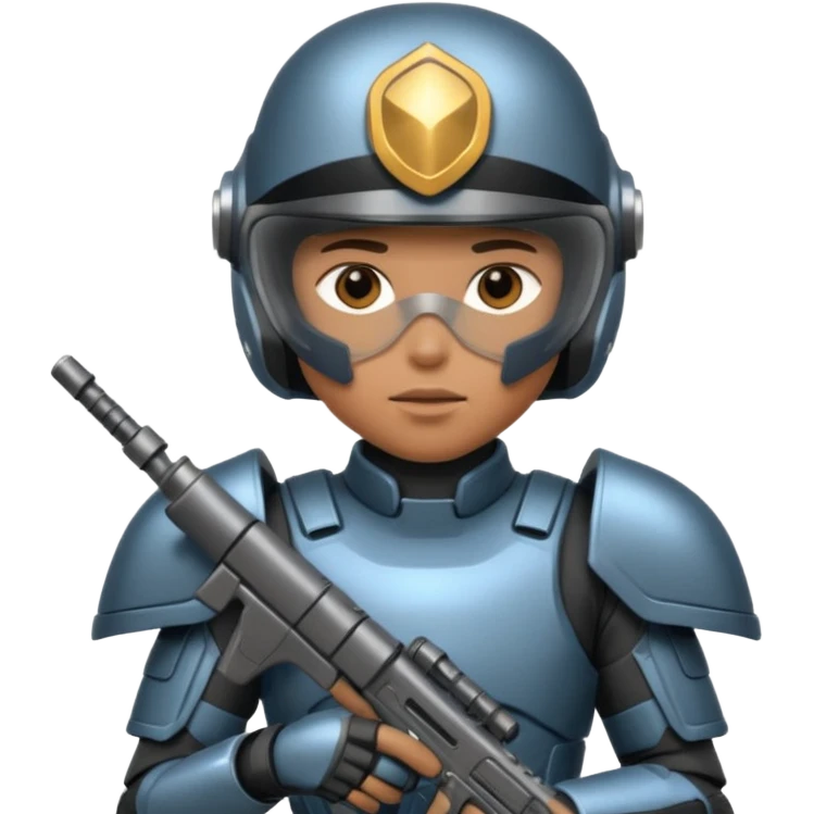 futuristic tech cop emoji