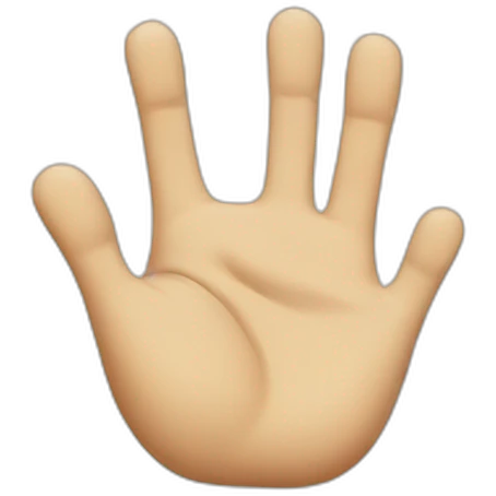 mickey hand emoji